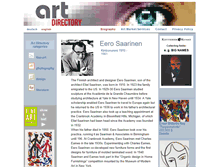 Tablet Screenshot of eero-saarinen-architect.com